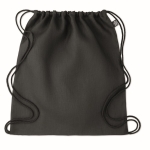 Hennep rugtasje Natural kleur zwart