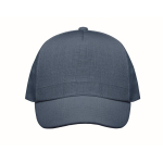 Baseball cap bedrukken met 5 panelen Eco Soft kleur blauw tweede weergave