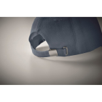Baseball cap bedrukken met 5 panelen Eco Soft kleur blauw foto bekijken vierde weergave