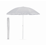 Polyesterparaplu met zonbeschermingsfactor 1,5 m diameter SPF30 kleur grijs