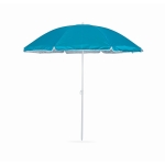 Polyesterparaplu met zonbeschermingsfactor 1,5 m diameter SPF30 kleur turkoois tweede weergave