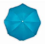 Polyesterparaplu met zonbeschermingsfactor 1,5 m diameter SPF30 kleur turkoois vierde weergave