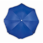 Polyesterparaplu met zonbeschermingsfactor 1,5 m diameter SPF30 kleur koningsblauw vierde weergave
