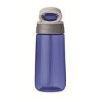 BPA-vrije plastic flessen met tuit voor kinderen, 450 ml Teenager kleur blauw vierde weergave