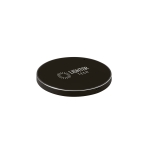 Elegante, bedrukte draadloze opladers Fast kleur zwart afbeelding met logo