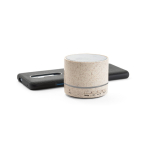 Draagbare bluetooth speaker van strovezel met 3W vermogen kleur naturel vierde weergave