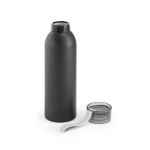Anti-lek aluminium fles met siliconen handvat 660ml Alu Cool kleur zwart