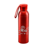 Anti-lek aluminium fles met siliconen handvat 660ml Alu Cool