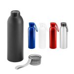 Anti-lek aluminium fles met siliconen handvat 660ml Alu Cool diverse kleuren
