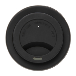 Magnetronbestendige plastic koffiebeker 270 ml Speciality Coffee kleur zwart derde weergave