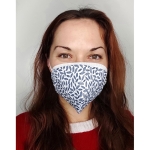 FFP2-maskerhoes met opvallende ontwerpen voor merchandising kleur wit