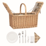 Picknickmand voor 4 personen Set Picnic Ciutadella kleur hout
