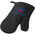 Polyester ovenwant bedrukken met logo Cuisine Diamond kleur zwart weergave transfer printen