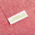 Schort van gerecycled katoen met logo en gemêleerde afwerking EcoNature vierde weergave