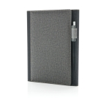 A5 schrijfmap met magnetische sluiting Magnet kleur grijs