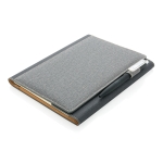 A5 schrijfmap met magnetische sluiting Magnet kleur grijs tweede weergave