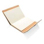 A5 schrijfmap met magnetische sluiting Magnet kleur grijs derde weergave
