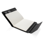 A5 schrijfmap met draadloze oplader Minimal Wireless kleur zwart achtste weergave