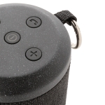 Promotionele ronde speaker van waterdicht materiaal EcoCork kleur zwart zevende weergave