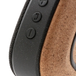 Kleine waterdichte speakers met kurken basis EcoCork Mini kleur zwart zesde weergave