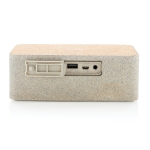 Luidspeaker van tarwestro en kurk met oplader Wheat Straw kleur beige vijfde weergave