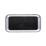 Rechthoekige stoffen bluetooth speaker met oplader Broadcast kleur grijs vijfde weergave