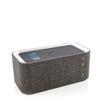 Rechthoekige stoffen bluetooth speaker met oplader Broadcast met afdrukgebied