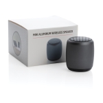 Bluetooth speaker Pocket kleur titanium weergave met doos