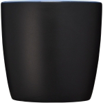 Zwarte mok bedrukken van keramiek 340ml Colormixt Black kleur blauw