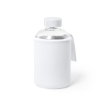 Glazen flessen bedrukken met softshell-dop 600ml Softshell kleur wit  negende weergave