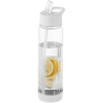 Tritan fles met rietje en fruitinfuser 740ml TuttiFrutti kleur wit tweede weergave voorkant