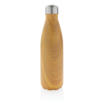 Thermosfles met opvallende houtprint bedrukken 500ml Wood Print kleur licht hout tweede weergave