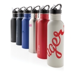 Fles bedrukken met tuit 710ml Adventure kleur marineblauw diverse weergaves met logo