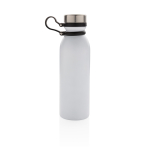 Thermosfles met logo en siliconen handvat 600ml Carry Loop kleur wit tweede weergave