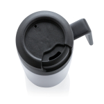 Kleine thermosbeker bedrukken met handvat voor 160 ml koffie kleur wit vijfde weergave