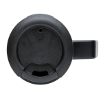 Kleine thermosbeker bedrukken met handvat voor 160 ml koffie kleur wit zesde weergave