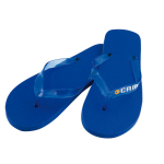 Bedrukte slippers van EVA-zool en transparante bandjes maat 36-38 Pool