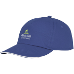 Katoenen cap laten bedrukken 175 g/m2 ClearLine Pro kleur blauw weergave transfer printen