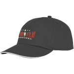 Katoenen cap laten bedrukken 175 g/m2 ClearLine Pro kleur donkergrijs weergave transfer printen