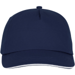 Katoenen cap laten bedrukken 175 g/m2 ClearLine Pro kleur marineblauw tweede weergave voorkant