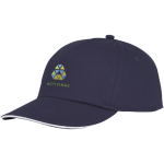 Katoenen cap laten bedrukken 175 g/m2 ClearLine Pro kleur marineblauw weergave transfer printen