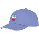 Katoenen cap laten bedrukken 175 g/m2 ClearLine Pro kleur lichtblauw weergave transfer printen