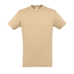 Unisex promotionele t-shirts SOL'S Regent 100% katoen 150 g/m2 kleur lichtbruin tweede weergave