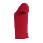 Dames T-shirts bedrukken van 100% katoen 150 g/m2 SOL'S Miss kleur rood zij aanzicht