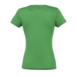 Dames T-shirts bedrukken van 100% katoen 150 g/m2 SOL'S Miss kleur groen achter aanzicht