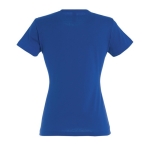 Dames T-shirts bedrukken van 100% katoen 150 g/m2 SOL'S Miss kleur koningsblauw achter aanzicht