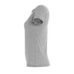 Dames T-shirts bedrukken van 100% katoen 150 g/m2 SOL'S Miss kleur gemarmerd grijs zij aanzicht