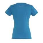 Dames T-shirts bedrukken van 100% katoen 150 g/m2 SOL'S Miss achter aanzicht