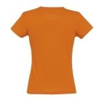 Dames T-shirts bedrukken van 100% katoen 150 g/m2 SOL'S Miss achter aanzicht