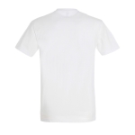 Gepersonaliseerde unisex 100% katoenen T-shirt 190 g/m2 SOL'S Imperial kleur wit achter aanzicht